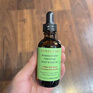 Olivia Care Rosemary Mint Fortifying‎ Scalp & Hair Oil 2 Oz New Hair Growth